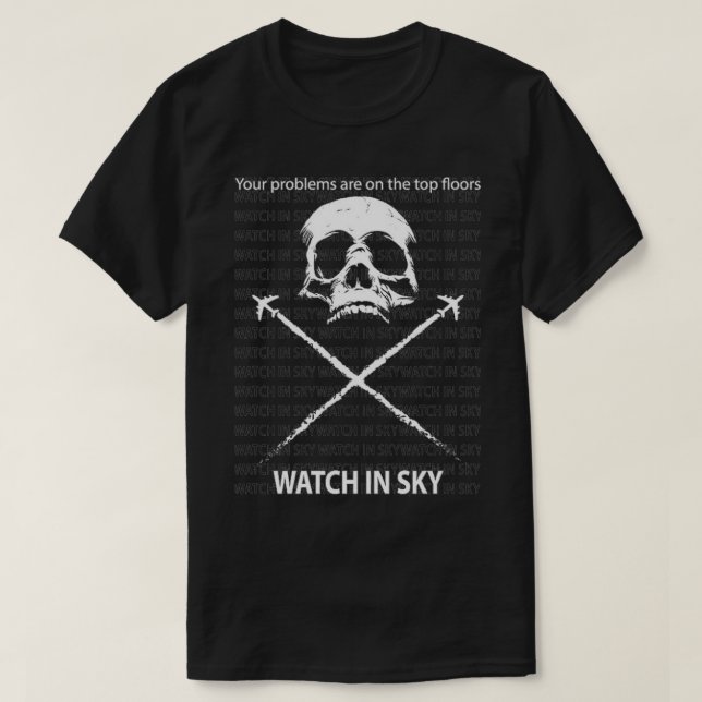 Chemtrails Skull Classic TShirt (Design devant)