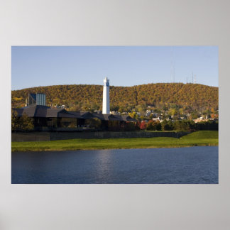 Chemung River in Corning NY Poster
