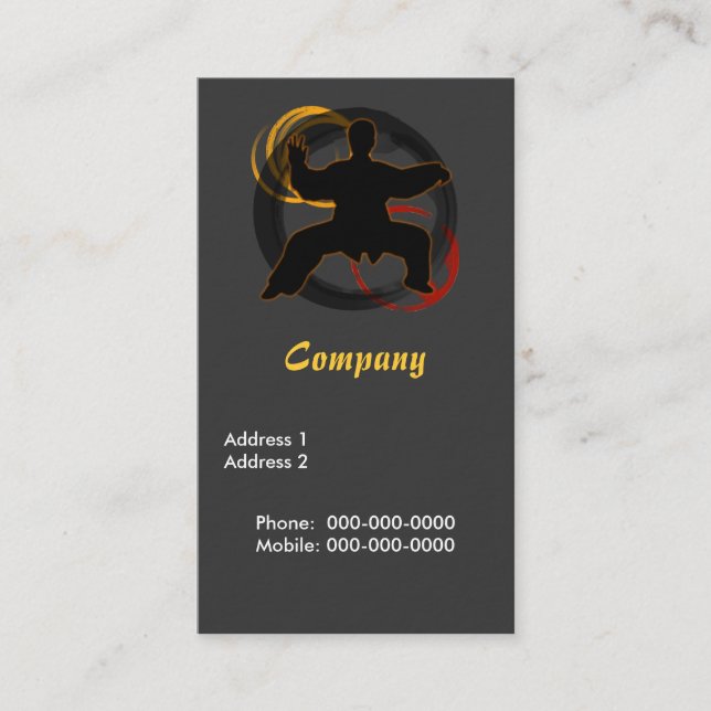 Chen Tai Ji Business Card (Front)