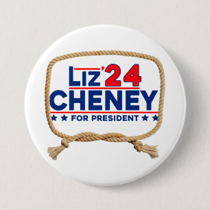 Cheney '24 3 inch round button