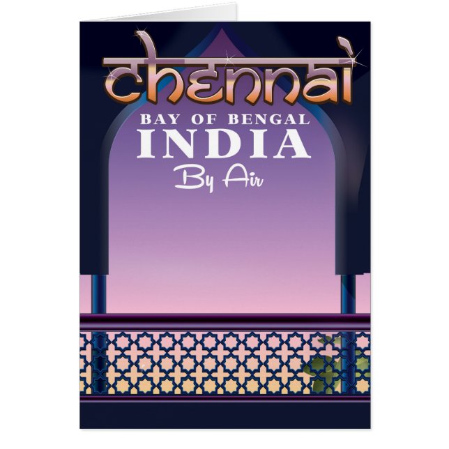 Chennai, Baie du Bengale dans l'est de l'Inde (Devant)