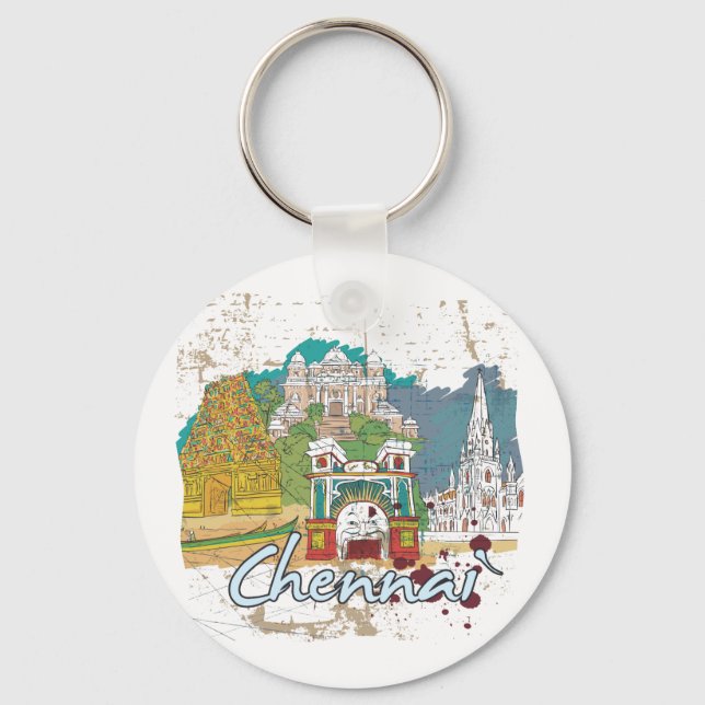 Chennai Keychain (Front)