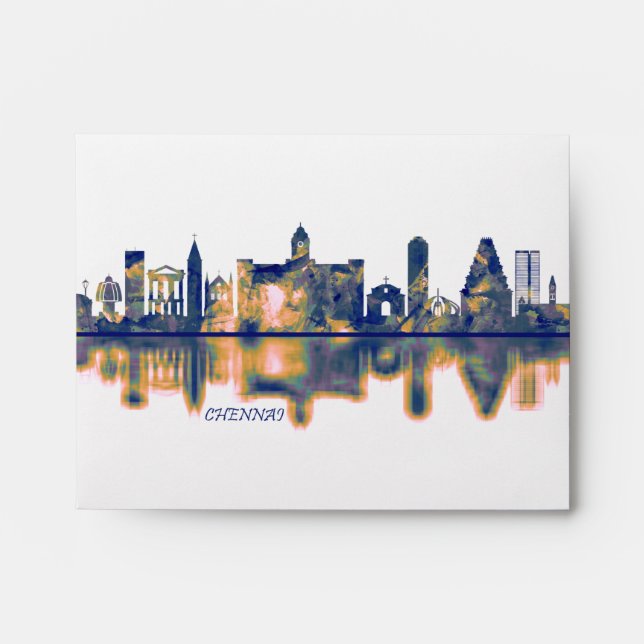 Chennai Skyline Envelope (Front)
