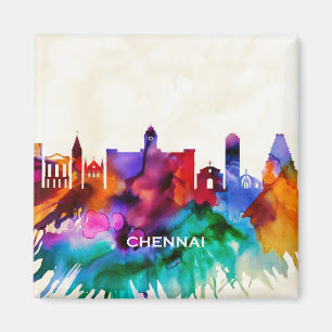 Chennai Skyline Magnet