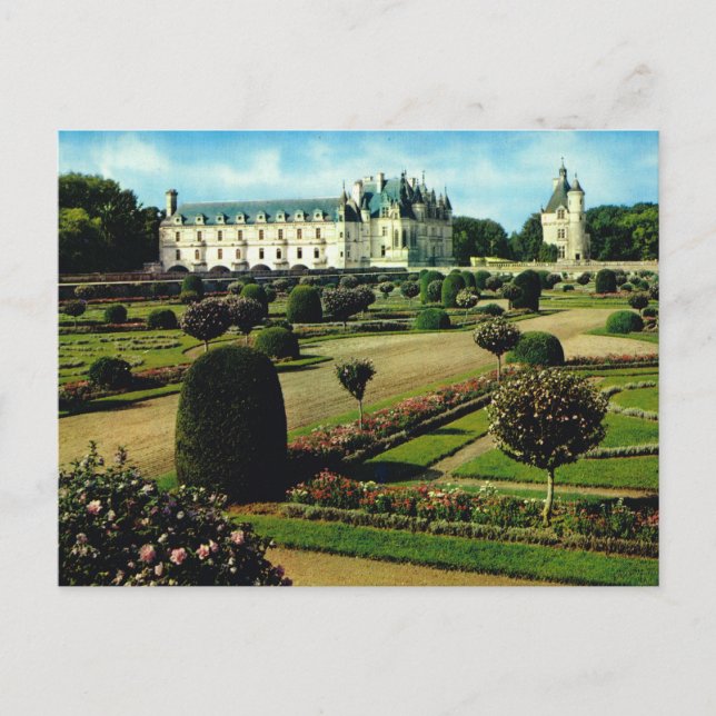 Chenonceau Chateau, Indre et Loire Postcard (Front)