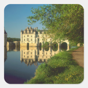 Chenonceau Chateau, Loire Valley, Square Sticker
