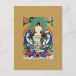 Chenrezig Bodhisattva of Compassion Postcard
