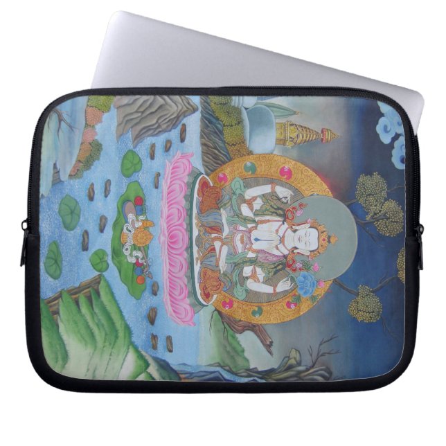 Chenrezig Laptop Sleeve (Front)