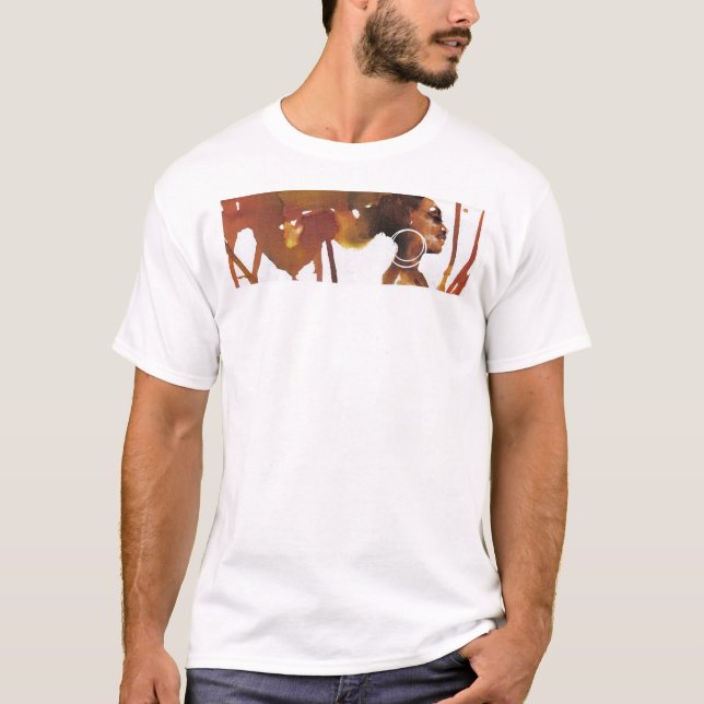 cheornaya devushka T-Shirt (Front)