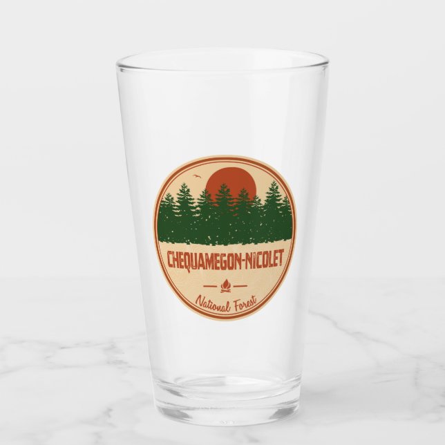 Chequamegon-Nicolet National Forest Glass (Front)