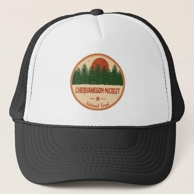 Chequamegon-Nicolet National Forest Trucker Hat (Front)