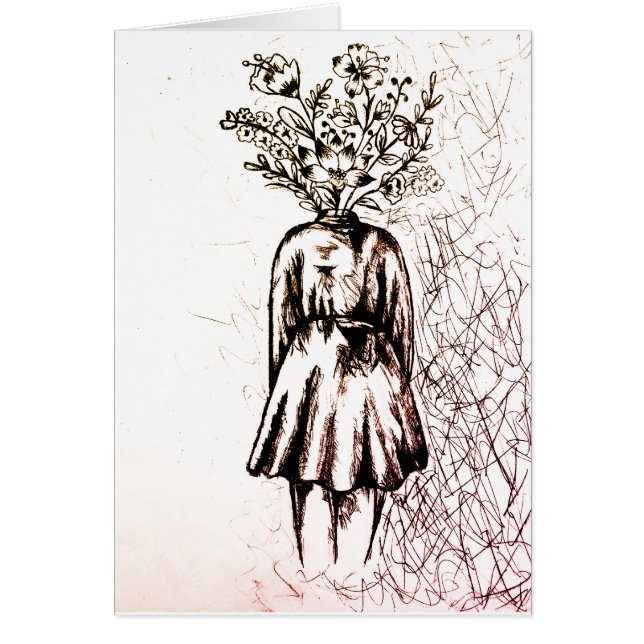 chèque-cadeau principal floral de conception (Devant)