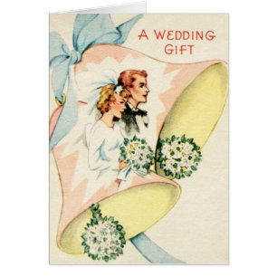Chèque-cadeau vintage de mariage