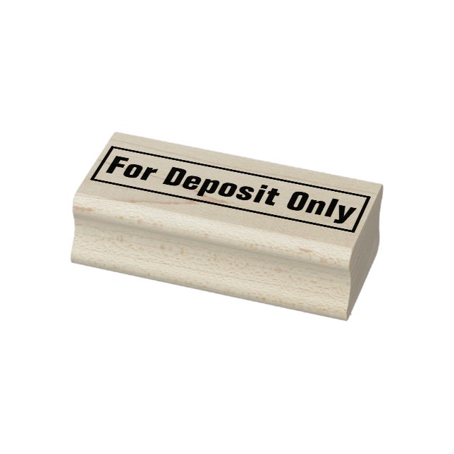Cheque Endorsement Rubber Stamp (Stamp)