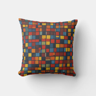 Chèque vintage coussin motif