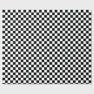 Chequerboard Checked  Wrapping Paper