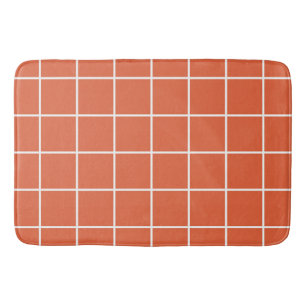 Chequerboard Collage Bath Mat