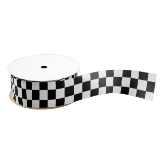 Chequerboard Grosgrain Ribbon