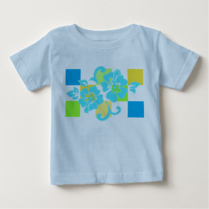 Chequerboard Hibiscus Toddler & infant Tees