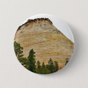 Chequerboard Mesa Zion Sandstone 2 Inch Round Button