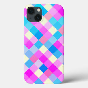 Chequerboard Pastel Colours Case-Mate Samsung Gala iPhone 13 Case