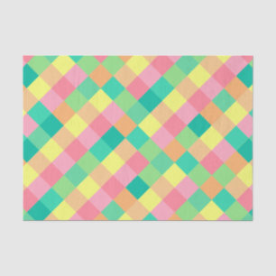 Chequerboard Pastel Tissue Paper
