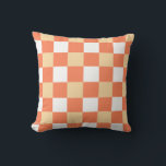 Chequerboard Pattern Throw Pillow<br><div class="desc">Cool retro chequerboard pattern</div>