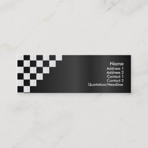 Chequerboard Profile Card