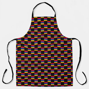 Chequered Armenia Flag Pattern Apron