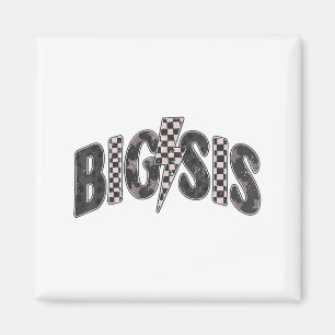 Chequered big sis new sister announcement lightnin magnet