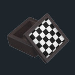 Chequered Black and White Gift Box<br><div class="desc">Cool simple black and white chequered pattern is made of rows of alternating white and black squares. Feel free to customize the product to make it your own. Digitally created 9000 x 6000 pixel image. Copyright ©2013 Claire E. Skinner, All rights reserved. To see this design on other items, click...</div>