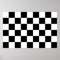 Chequered Black and White