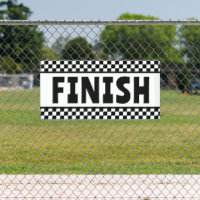 Chequered Black and white Racing Finish Line