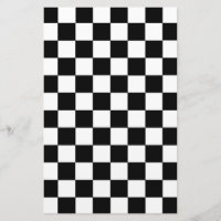 Chequered Black and White