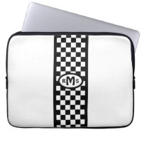 Chequered Black Monogram