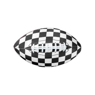 Chequered Board Race Flag Design Football