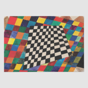 Chequered by Wassily Kandinsky Tissue Paper