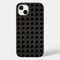 Chequered Carbon Fibre Golden Rim Automotive