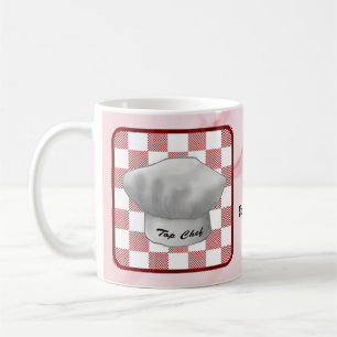 Chequered Chef Hat Coffee Mug