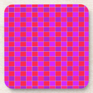 chequered coaster