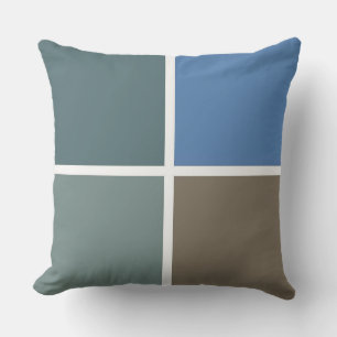 Chequered Colours of Barbados Outdoor Pillow