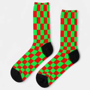 Chequered Crew Socks