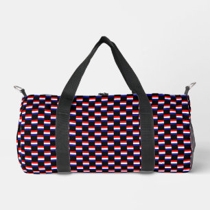 Chequered Croatia Flag Pattern  Duffle Bag