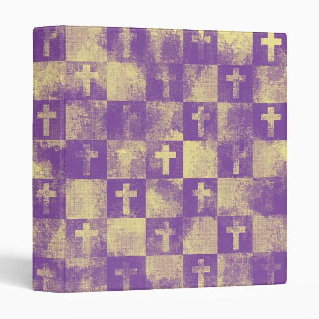 Chequered Crosses Binder (Front/Spine)