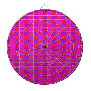 chequered dartboard