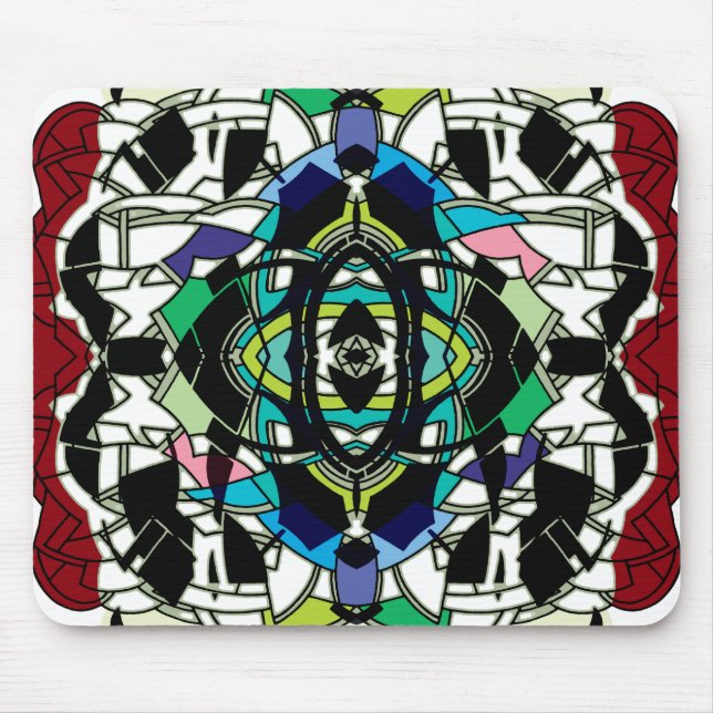 Chequered Design Mouse Pad (Front)