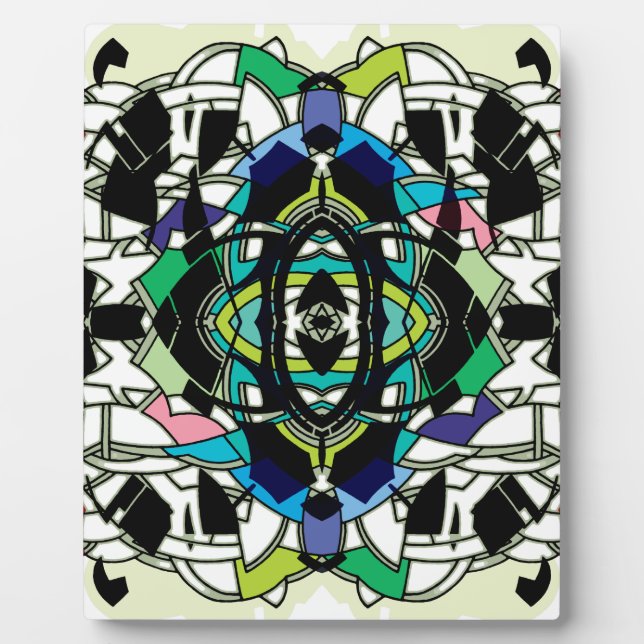 Chequered Design Plaque (Front)