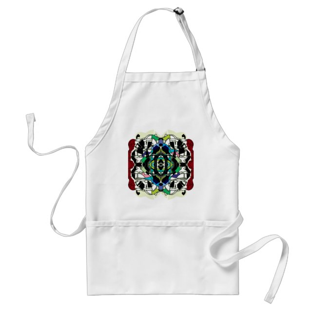 Chequered Design Standard Apron (Front)