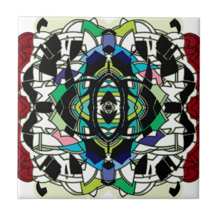 Chequered Design Tile