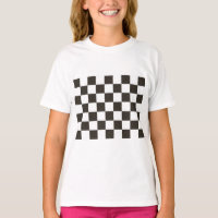 Chequered Flag (Black and White) (Chequered Patter